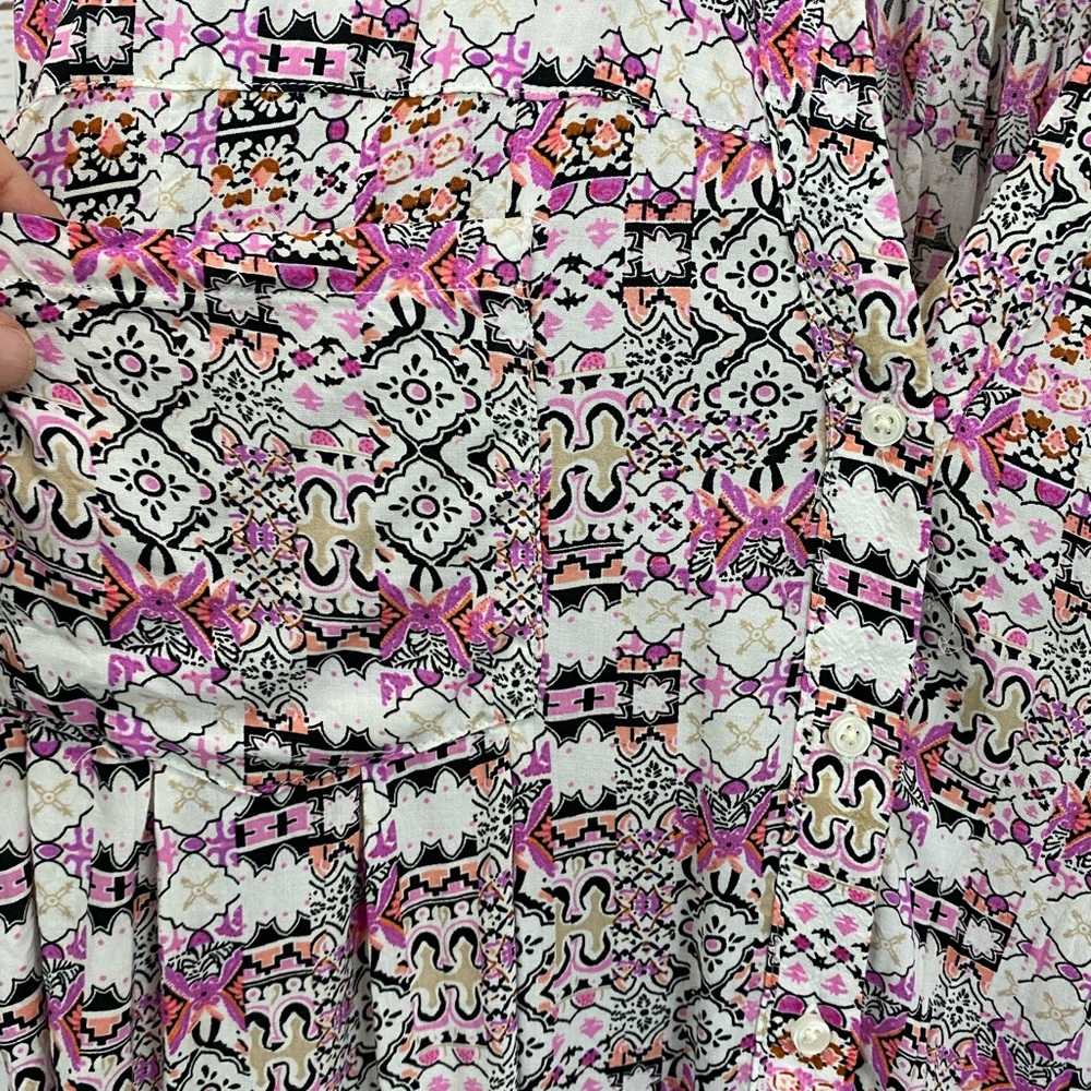 Anthropologie • Maeve Islet Button Down Top - Picture 3 of 7